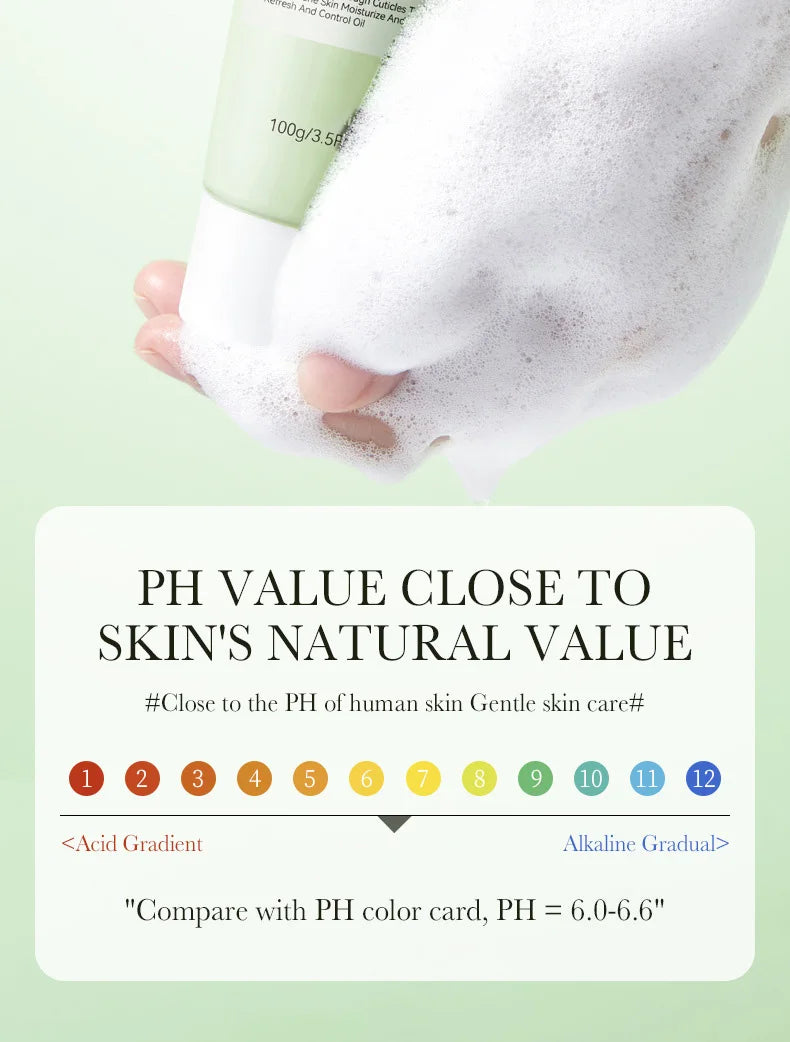 SADOER Salicylic Acid Facial Cleanser Face Wash Foam Face Cleanser Moisturizing Facial Cleansing Hydrating Skin Care Products - Eloquettes Skincare & Personal Care