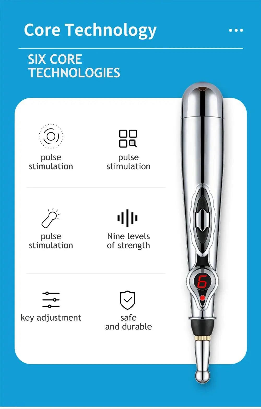 Electronic Acupuncture Pen Acupuncture Point Pen Acupuncture Point Pen Meridian Energy Meridian Pen Massage Pen Acupuncture Acup - Eloquettes Skincare & Personal Care