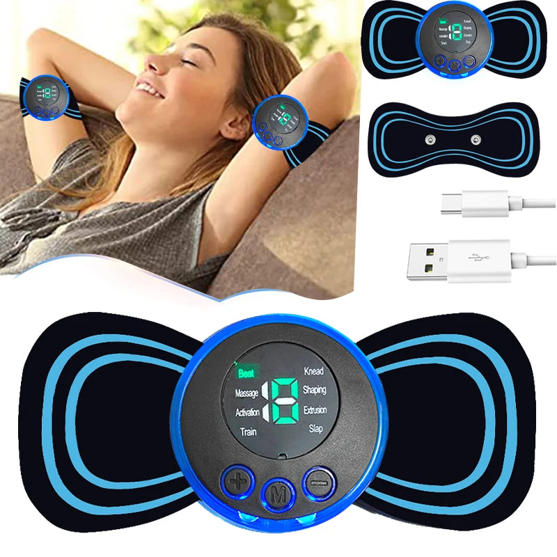 Foot Massager Electronic Massage Pen Neck and Shoulder Massage Three Piece Set Whole Body Relaxation Set Arm Leg and Back Massag - Eloquettes Skincare & Personal Care