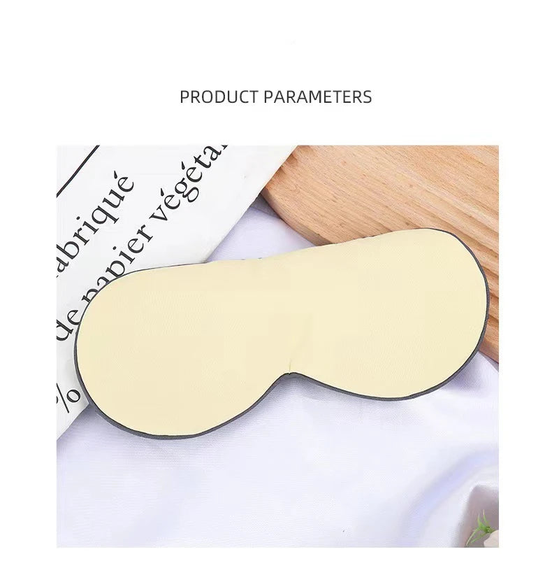 Sleep Mask Warm Cold Dual-Use Soft Silk Eye Mask Night Blackout Blindfold Eye Shade with Adjustable Elastic Strap Travel Shade - Eloquettes Skincare & Personal Care