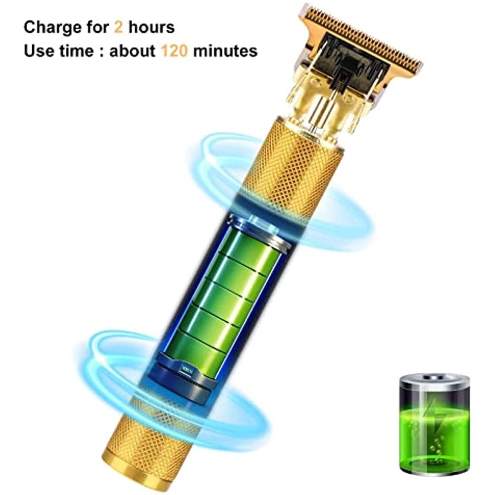 Electric Hair Cutting Machine Vintage T9 Clipper Hair Rechargeable Man Shaver Trimmer For Men's Barber Professional New Hot Sale - Eloquettes Skincare & Personal Care