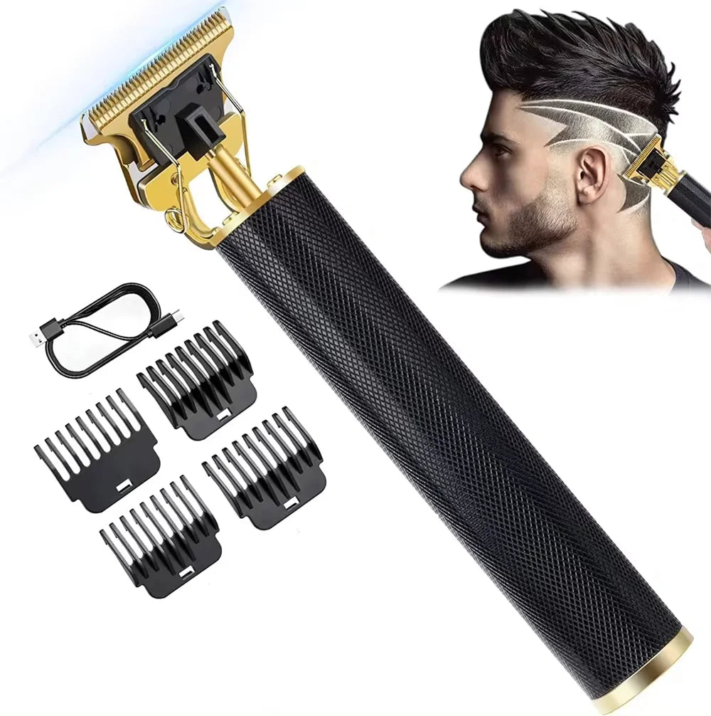Electric Hair Cutting Machine Vintage T9 Clipper Hair Rechargeable Man Shaver Trimmer For Men's Barber Professional New Hot Sale - Eloquettes Skincare & Personal Care