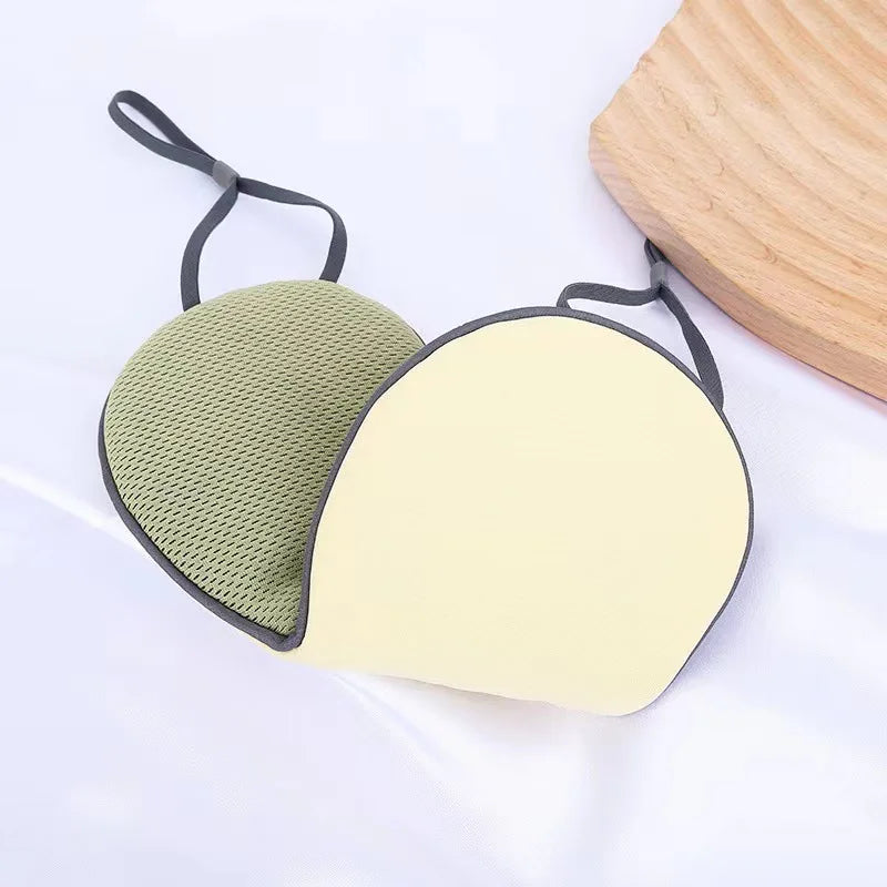 Sleep Mask Warm Cold Dual-Use Soft Silk Eye Mask Night Blackout Blindfold Eye Shade with Adjustable Elastic Strap Travel Shade - Eloquettes Skincare & Personal Care