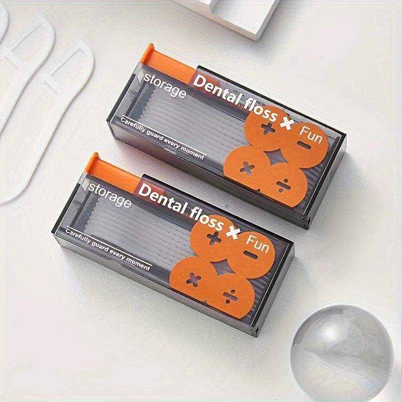 Automatic Dental Floss Storage Box Pop-Up Dental Floss Dispenser With 10Pcs Floss Dental Oral Hygiene Care Portable - Eloquettes Skincare & Personal Care