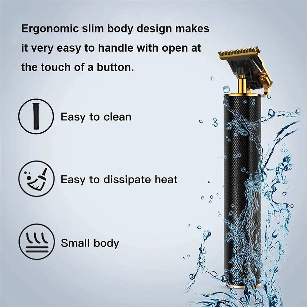 Electric Hair Cutting Machine Vintage T9 Clipper Hair Rechargeable Man Shaver Trimmer For Men's Barber Professional New Hot Sale - Eloquettes Skincare & Personal Care