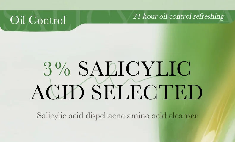 SADOER Salicylic Acid Facial Cleanser Face Wash Foam Face Cleanser Moisturizing Facial Cleansing Hydrating Skin Care Products - Eloquettes Skincare & Personal Care