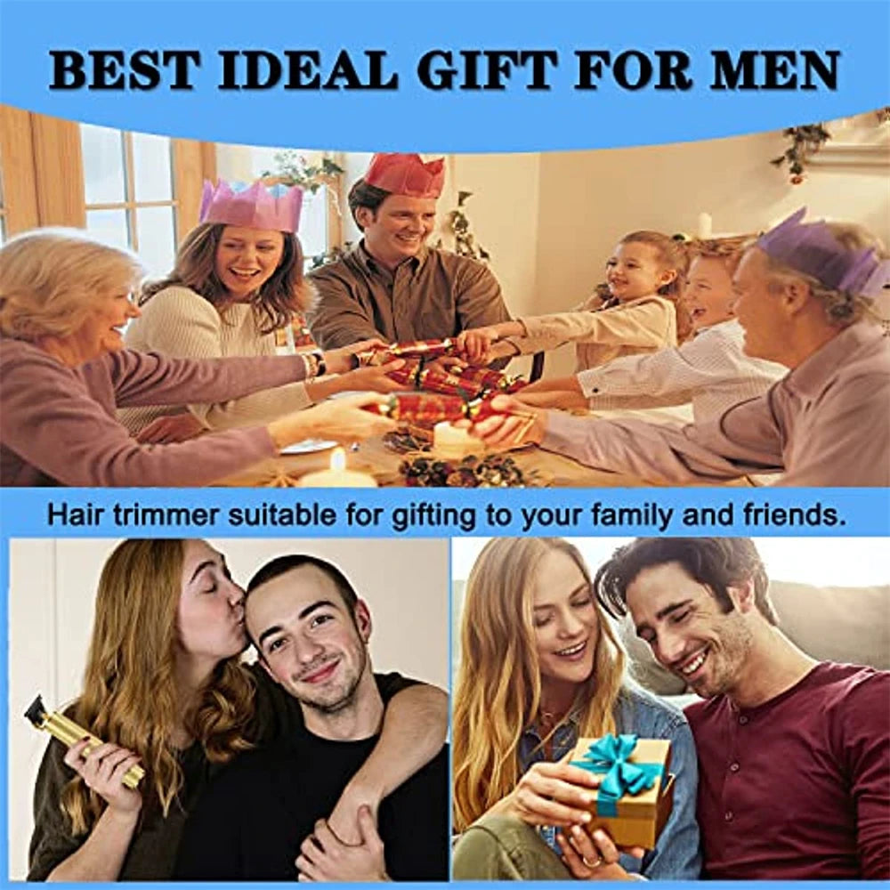 Electric Hair Cutting Machine Vintage T9 Clipper Hair Rechargeable Man Shaver Trimmer For Men's Barber Professional New Hot Sale - Eloquettes Skincare & Personal Care