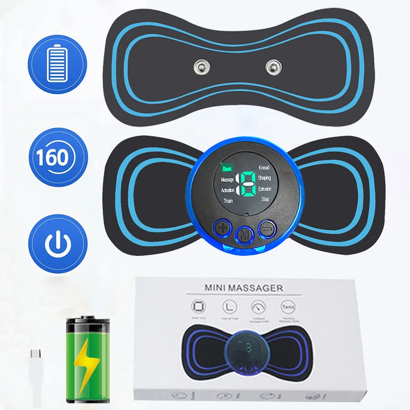 Foot Massager Electronic Massage Pen Neck and Shoulder Massage Three Piece Set Whole Body Relaxation Set Arm Leg and Back Massag - Eloquettes Skincare & Personal Care