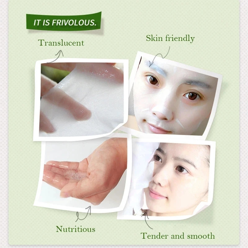 30pcs Natural Plant Facial Mask Sheet