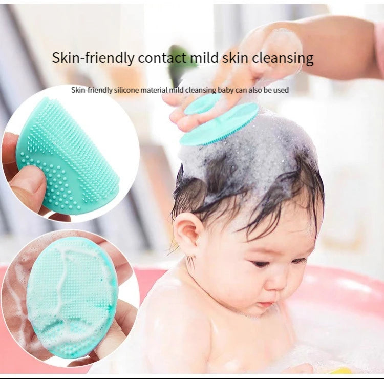 Silicone Face Wash Brush Clean Pores Baby Shampoo