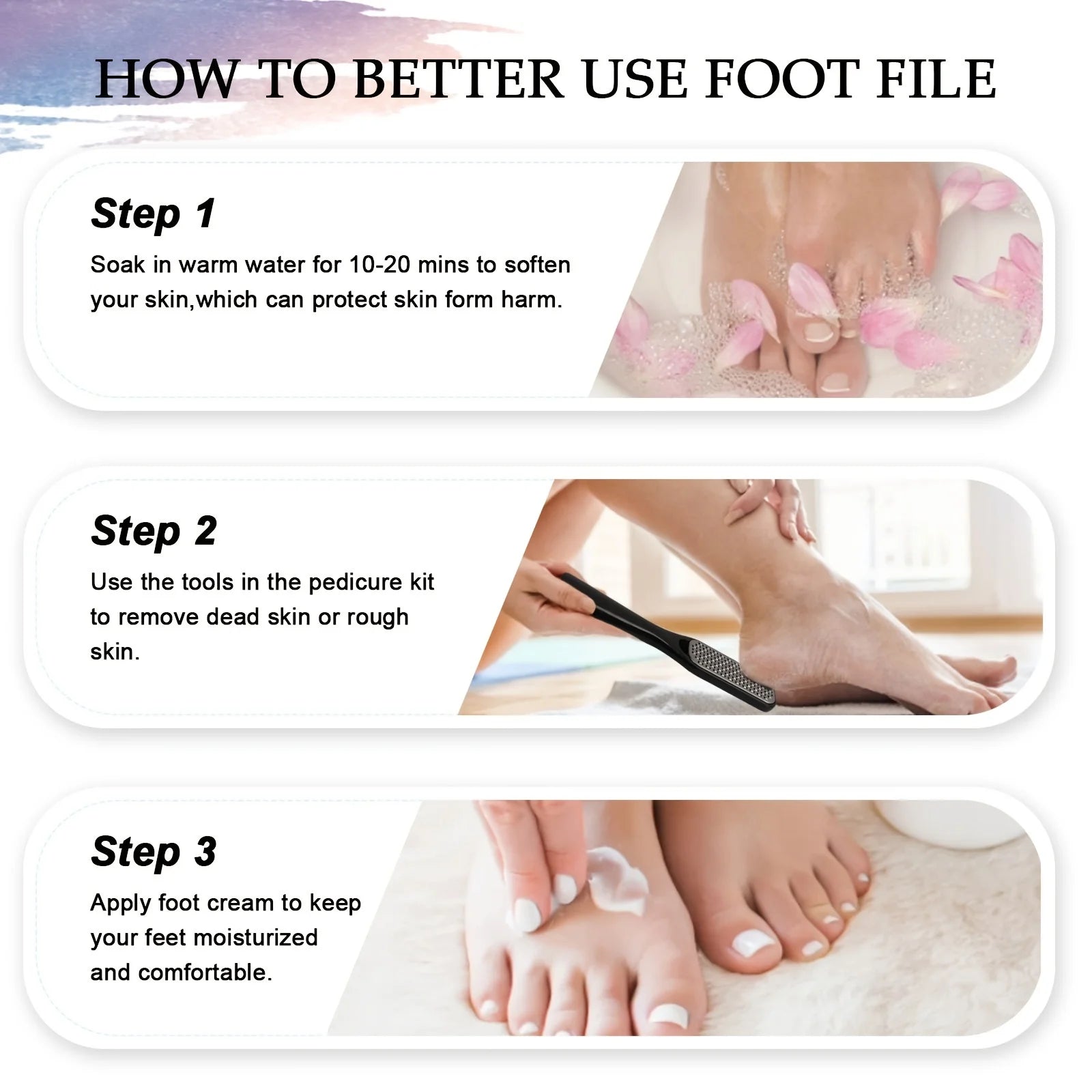 8/10-in-1 Professional Pedicure Kit Stainless Steel Callus Shavers Get Soft Smooth Feet with Stainless Steel Foot Care Tools - Eloquettes Skincare & Personal Care 