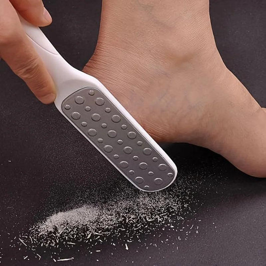 High-Quality 304 Stainless Steel Foot File Double Sided Callus Remover For Dead Skin Professional Pedicure Tools Callous Scraper - Eloquettes Skincare & Personal Care 