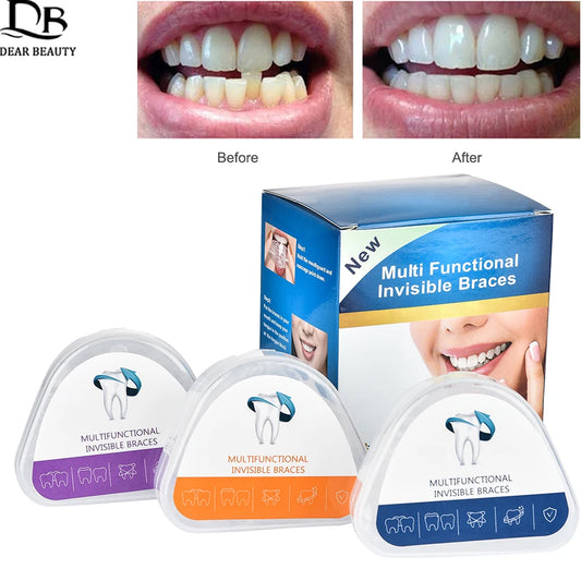 3 Stages Dental Braces Teeth Trainer For Adults Tooth Orthodontic Alignment Brace Transparent Corrector Dentist Accessories - Eloquettes Skincare & Personal Care 