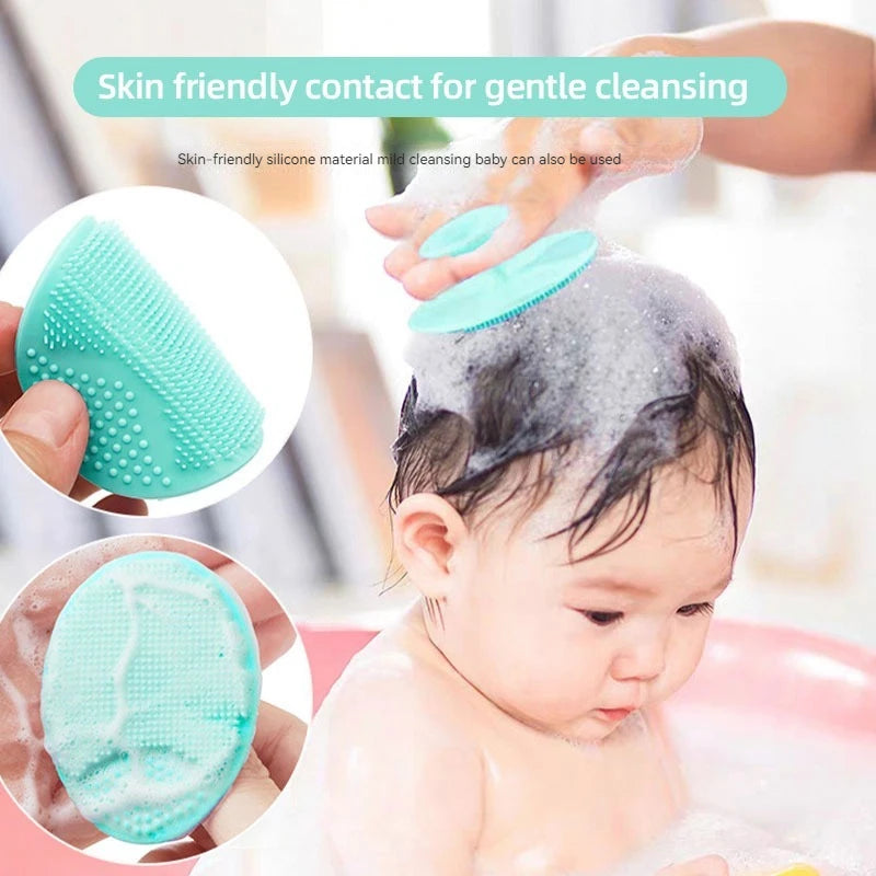 Silicone Face Wash Brush Clean Pores Baby Shampoo