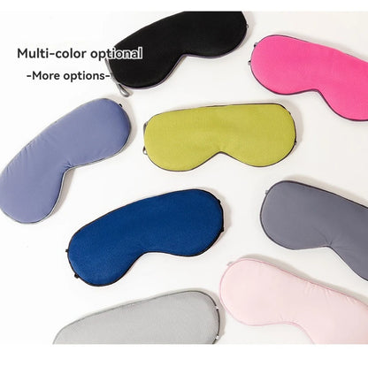 Sleeping Eye Mask Korean Style Ice Silk Warm And Cool Dual Use Adjustable Travel Light Blocking Breathable Eye Mask - Eloquettes Skincare & Personal Care 