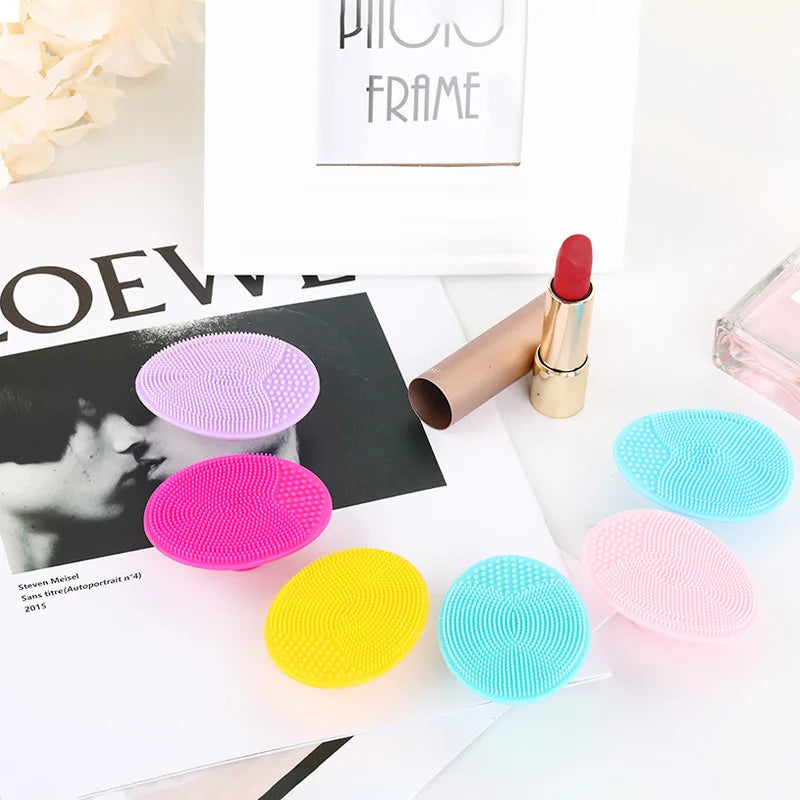 Silicone Face Wash Brush Clean Pores Baby Shampoo