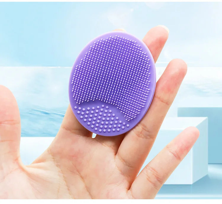 Silicone Face Wash Brush Clean Pores Baby Shampoo