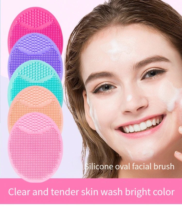 Silicone Face Wash Brush Clean Pores Baby Shampoo