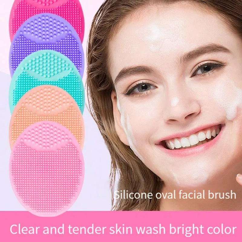 Silicone Face Wash Brush Clean Pores Baby Shampoo